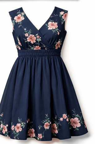 STREET 9 Women Black & White Wrap Dress